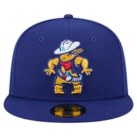 Men's New Era  Navy Amarillo Sod Poodles Authentic Collection 59FIFTY Fitted Hat