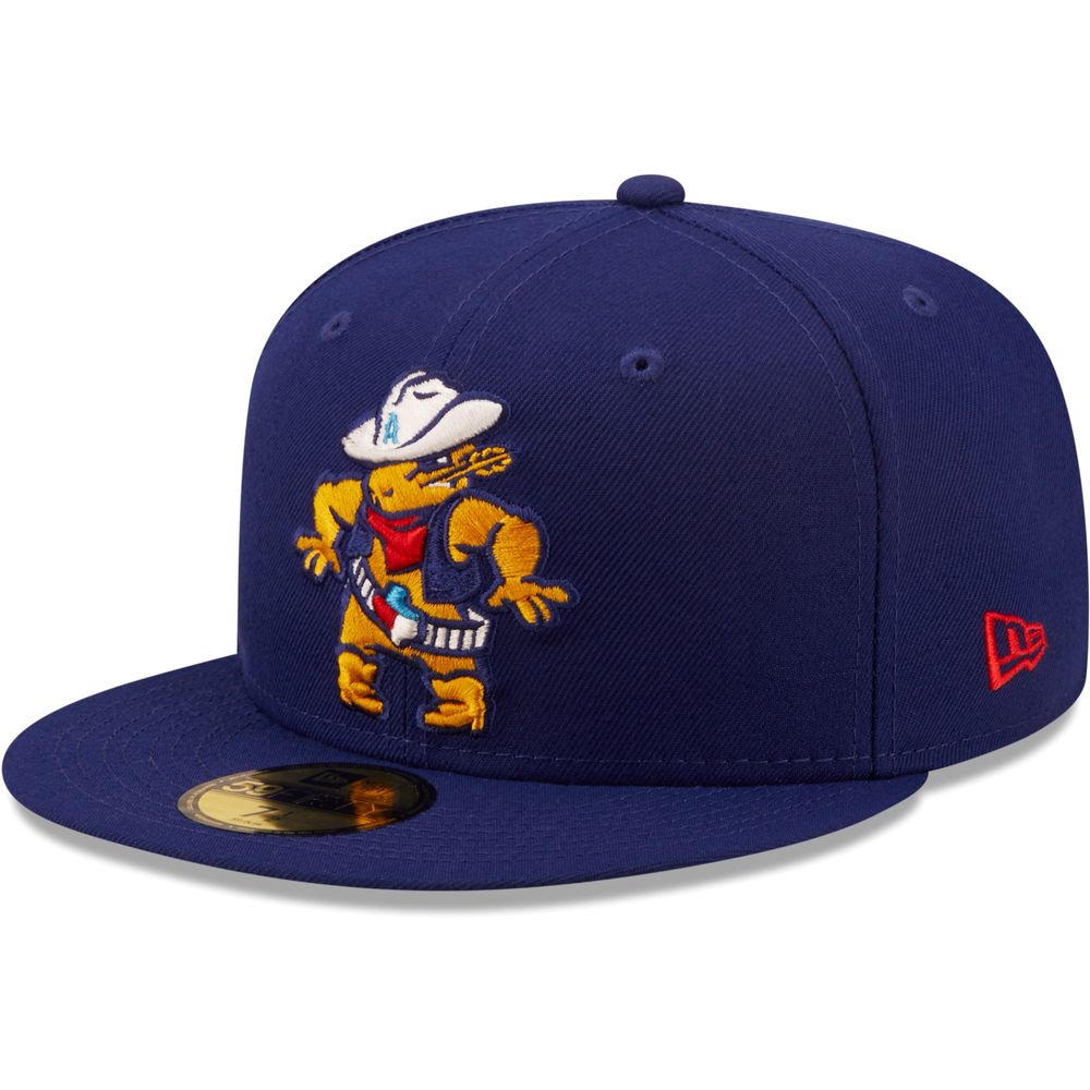 Men's New Era Royal Amarillo Sod Poodles Authentic Collection 59FIFTY Fitted Hat