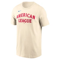 T-shirt avec nom et numéro du match des étoiles Nike Adley Rutschman crème de la Ligue américaine 2024 MLB pour homme