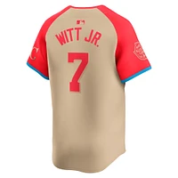 Men's Nike Bobby Witt Jr. Cream American League 2024 MLB All-Star Game Limited Player Jersey