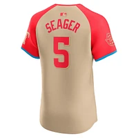 Maillot de joueur d'élite Nike Corey Seager crème la Ligue américaine 2024 MLB All-Star Game pour homme