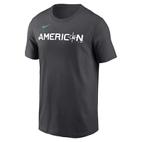 T-shirt pour homme Nike Julio Rodriguez anthracite American League 2023 MLB All-Star Game avec nom et numéro