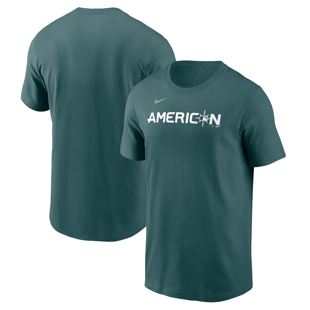 Men's Nike  Teal 2023 MLB All Star Game Wordmark T-Shirt