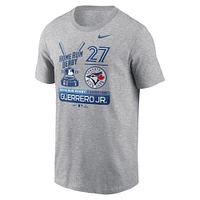 Men's Nike Vladimir Guerrero Jr. Heather Gray Toronto Blue Jays 2023 Home Run Derby Champion T-Shirt