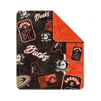 Couverture tissée Dream Weave 50" x 60" des Ducks d'Anaheim