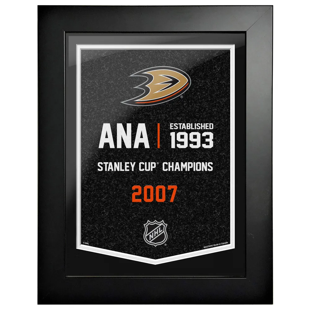 Ducks d'Anaheim - Illustration encadrée de l'Empire de l'équipe de 12 `` x 16 ''