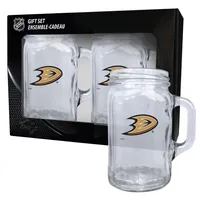 Anaheim Ducks 2-Pack 16oz. Mason Mug Set