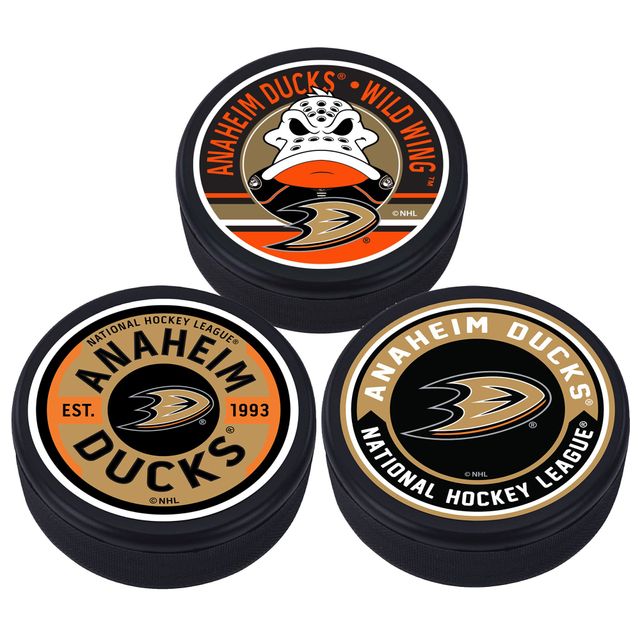 Canards d'Anaheim - Pack de 3 rondelles