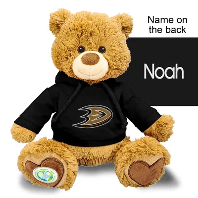 Anaheim Ducks Personalized Plush Polly Bear - Black