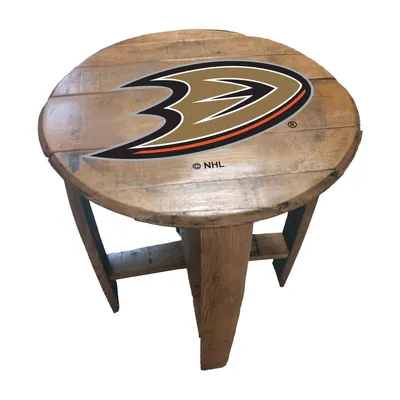 Anaheim Ducks Imperial Oak Barrel Table