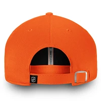 Men's Fanatics  Orange Anaheim Ducks Authentic Pro Rinkside Fundamental Adjustable Hat