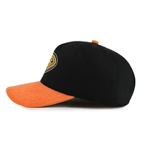 Men's American Needle  Black/Orange Anaheim Ducks Burnett Adjustable Hat