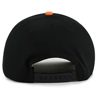 Men's American Needle  Black/Orange Anaheim Ducks Burnett Adjustable Hat