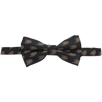 Men's Black Anaheim Ducks Repeat Bow Tie