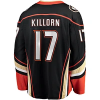 Maillot d'évasion à domicile Fanatics Alex Killorn noir pour hommes des Ducks d'Anaheim