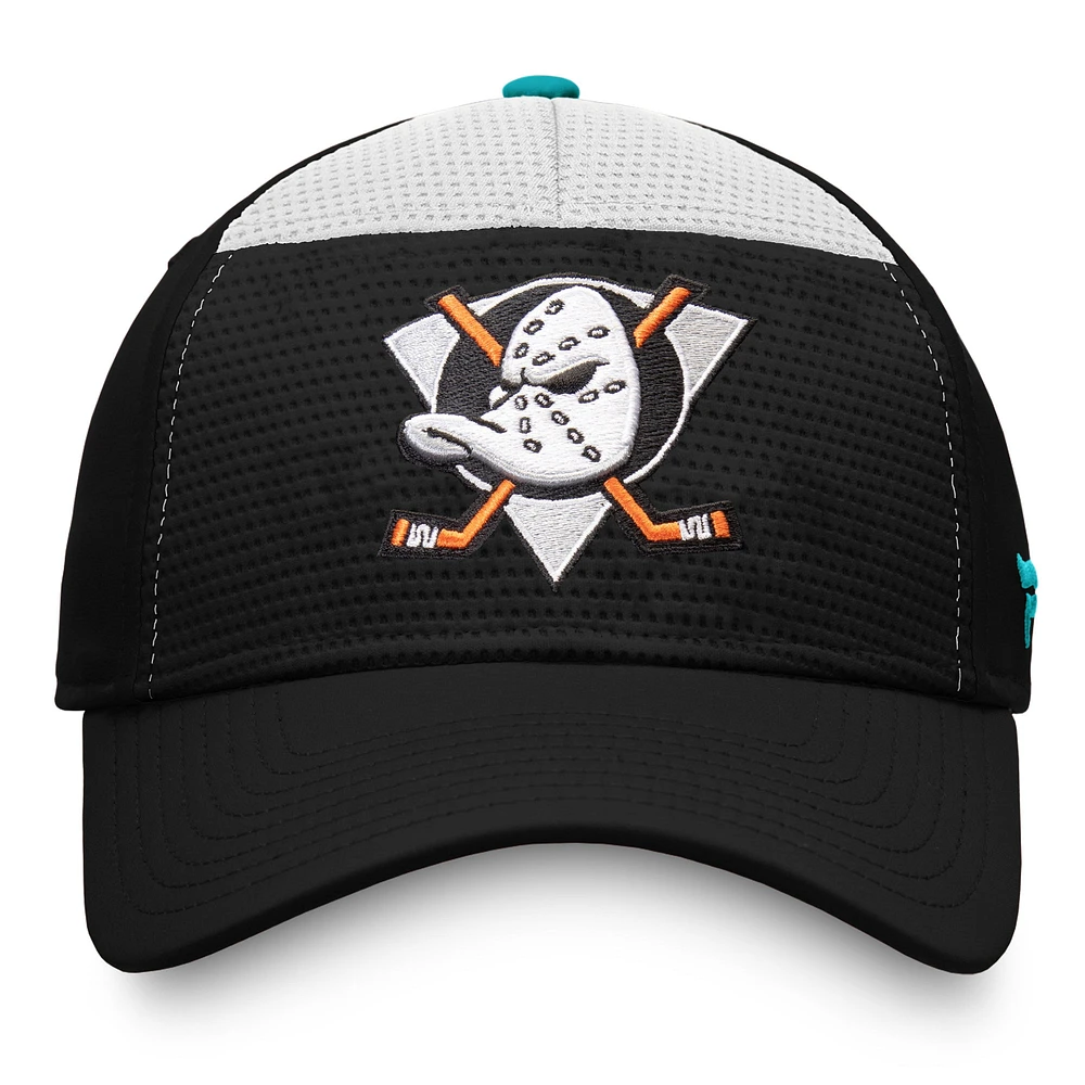 Casquette flexible en jersey alternatif Breakaway des Ducks d'Anaheim Fanatics pour hommes, noir