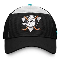 Casquette flexible en jersey alternatif Breakaway des Ducks d'Anaheim Fanatics pour hommes, noir