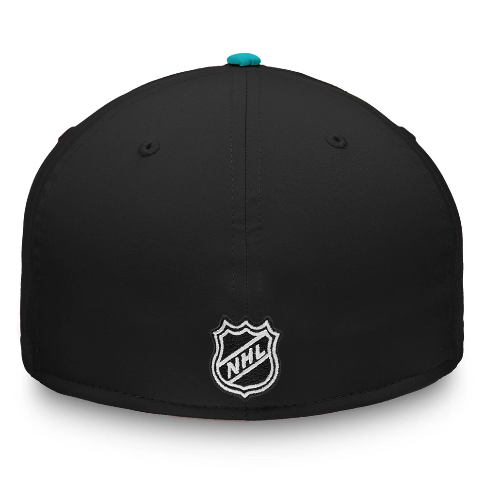 Casquette flexible en jersey alternatif Breakaway des Ducks d'Anaheim Fanatics pour hommes, noir