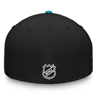 Casquette flexible en jersey alternatif Breakaway des Ducks d'Anaheim Fanatics pour hommes, noir