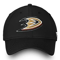Men's Fanatics Black Anaheim Ducks Core Elevated Speed Flex Hat