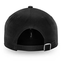 Casquette ajustable Fanatics noire Anaheim Ducks Core Fundamental pour homme