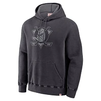 Men's Fanatics Black Anaheim Ducks Made Canada Pullover Hoodie