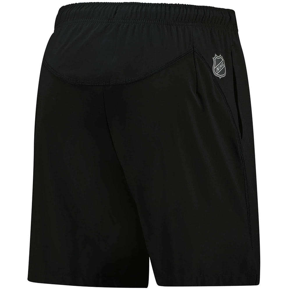 Men's Fanatics  Black Anaheim Ducks Tech Training Shorts