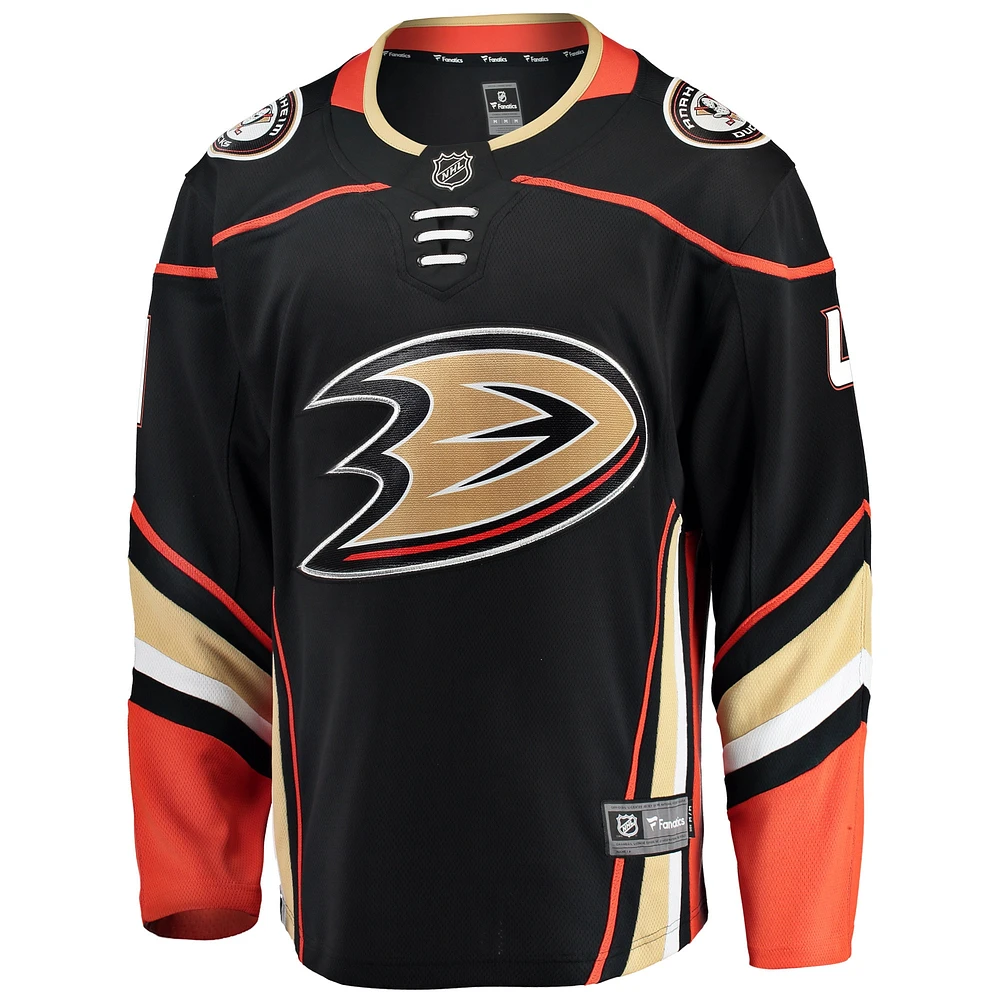 Maillot de joueur échappé des Ducks d'Anaheim Fanatics Cam Fowler pour hommes, noir