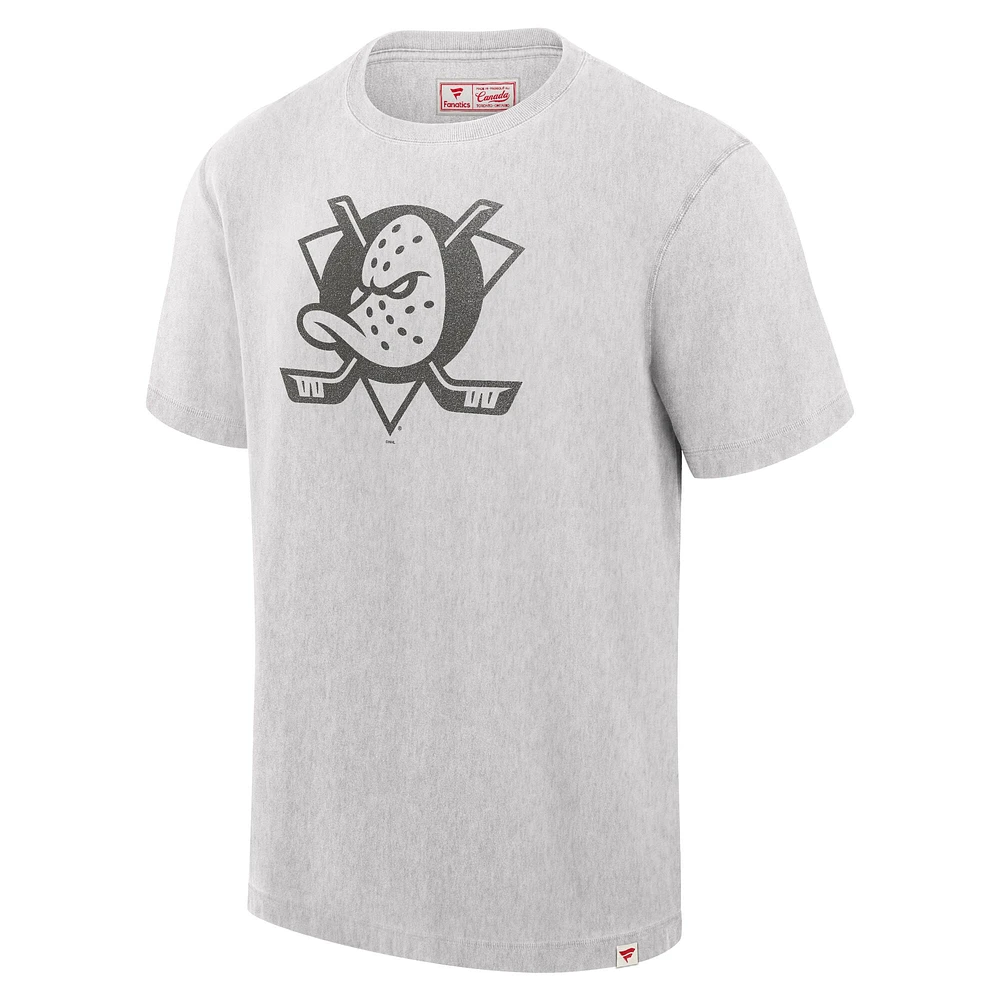 Men's Fanatics Cream Anaheim Ducks Made Canada T-Shirt