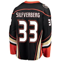 Men's Fanatics Jakob Silfverberg Black Anaheim Ducks Breakaway Player Jersey