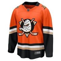 Maillot Fanatics Orange Anaheim Ducks Home Breakaway pour homme