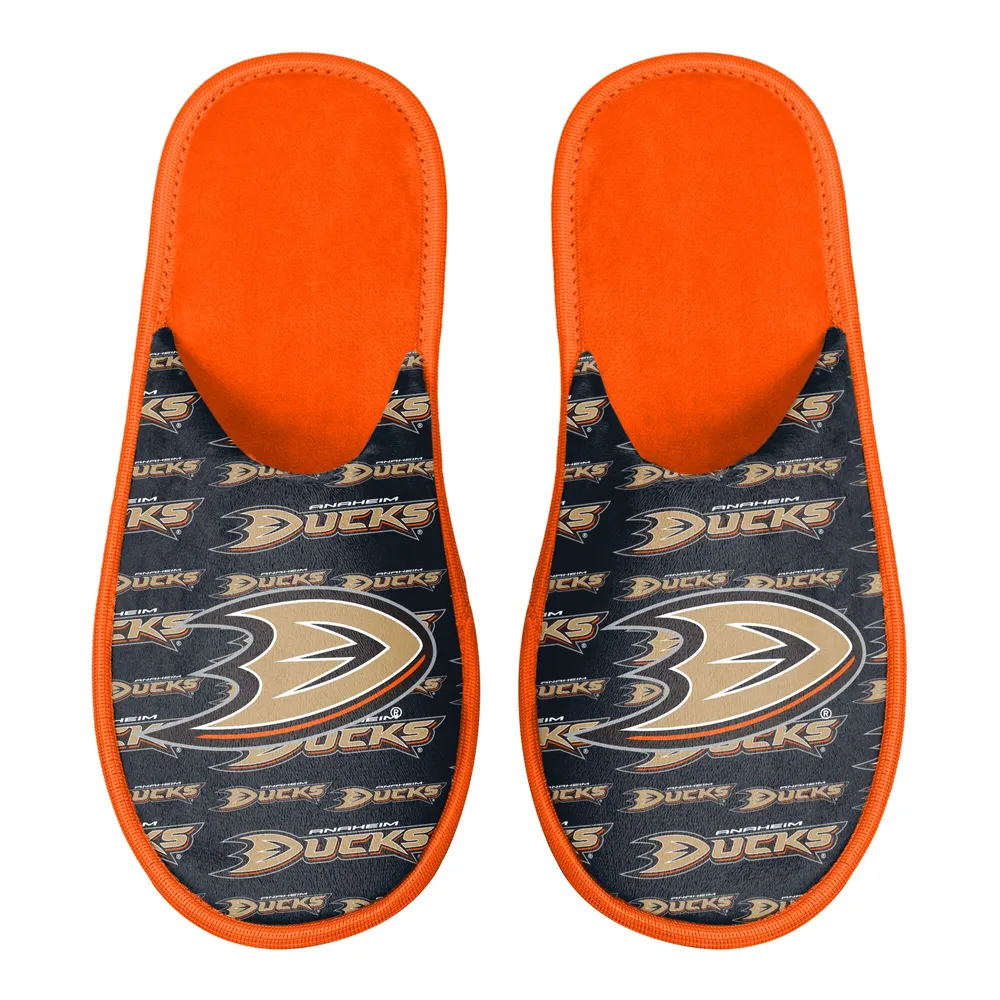 Pantoufles FOCO Anaheim Ducks Scuff Logo pour hommes