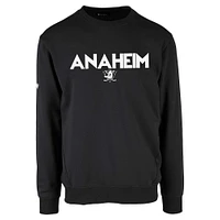 Sweat-shirt à capuche Zane City Capsule pour homme, noir, Anaheim Ducks