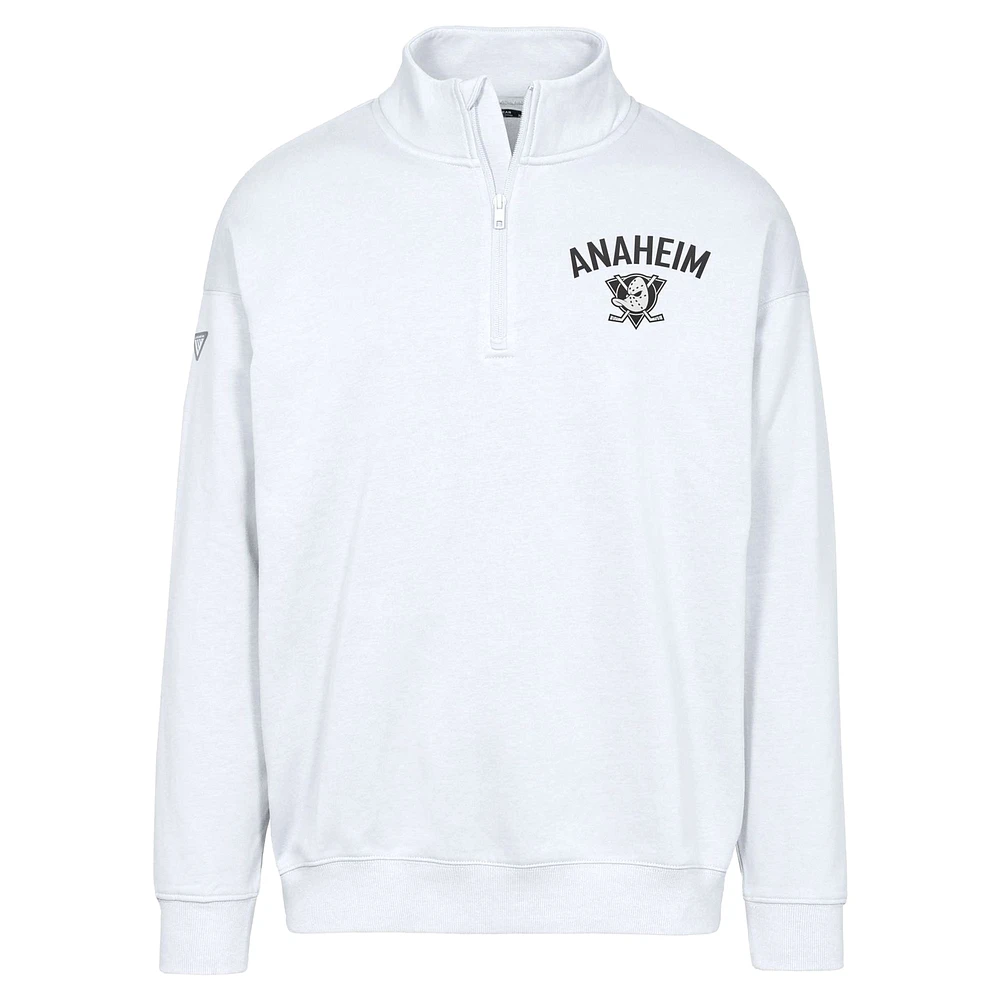 Men's Levelwear Anaheim Ducks Murray City Capsule Quarter-Zip Sweatshirt