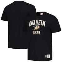 T-shirt flammé légendaire des Ducks d'Anaheim noir Mitchell & Ness pour hommes