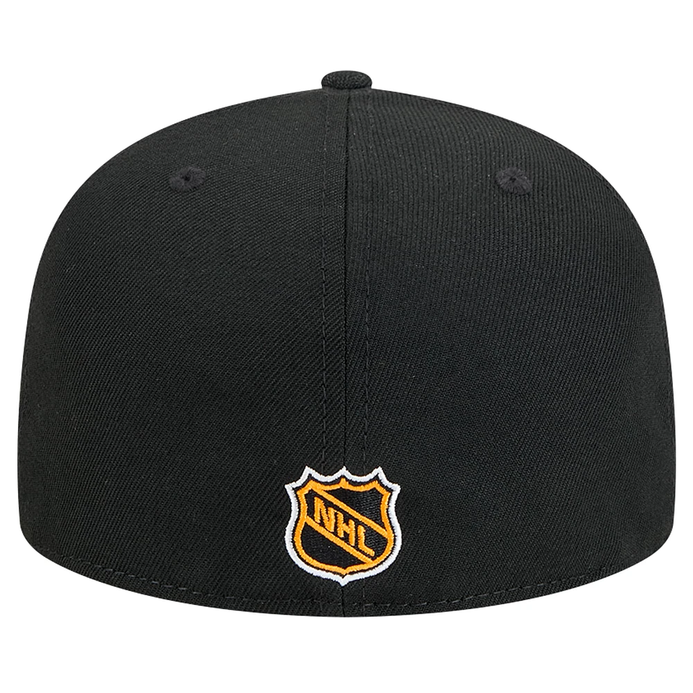 Men's New Era Black Anaheim Ducks Core 59FIFTY Fitted Hat