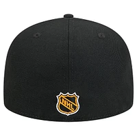 Men's New Era Black Anaheim Ducks Core 59FIFTY Fitted Hat