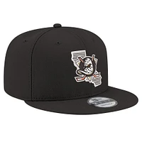 Men's New Era Black Anaheim Ducks State Pride 9FIFTY Snapback Hat