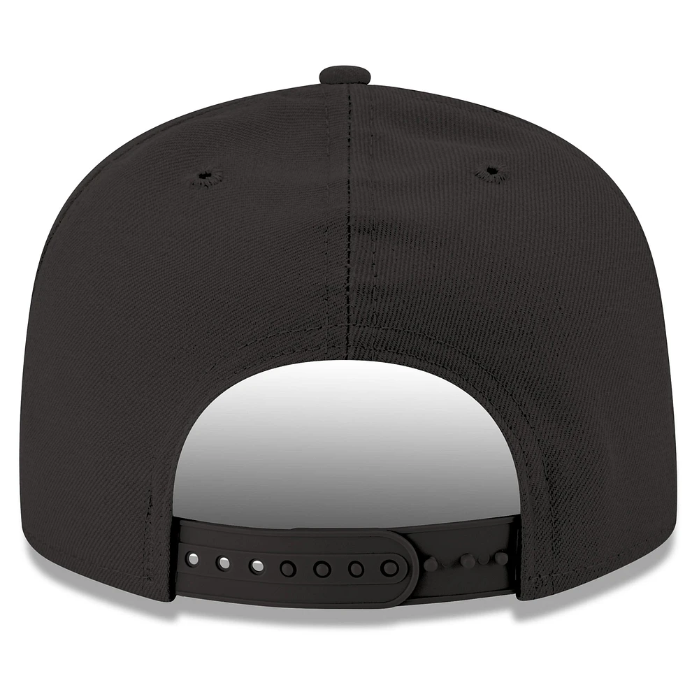 Men's New Era Black Anaheim Ducks State Pride 9FIFTY Snapback Hat