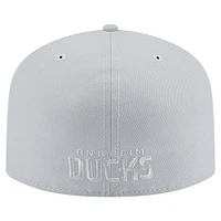 Casquette ajustée A-Frame 59FIFTY pour homme avec pack de couleurs des Ducks d'Anaheim gris New Era