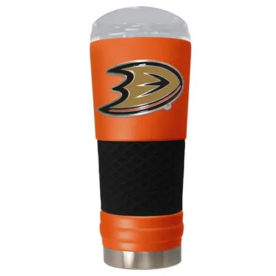 Anaheim Ducks 24oz. Powder Coated Draft Travel Mug - Orange