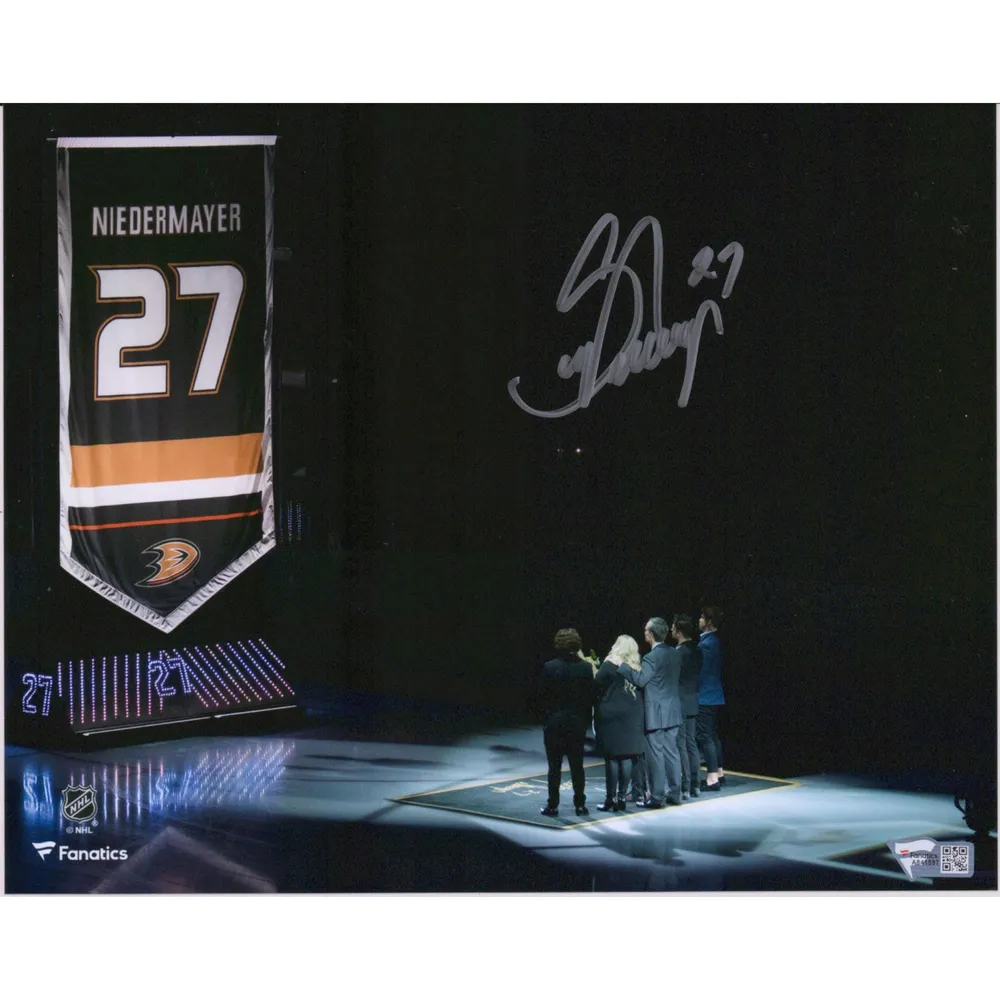 Trevor Zegras Anaheim Ducks Framed Autographed 8 x 10 NHL Debut Photograph