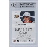 Trevor Zegras Anaheim Ducks Autographed 2021-22 Upper Deck Series 1 Young Guns #232 Beckett Fanatics Witnessed Authenticated 10 Rookie Card with "2019 #9 Pick" Inscription