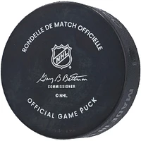 Trevor Zegras Anaheim Ducks Autographed 30th Anniversary Official Game Puck