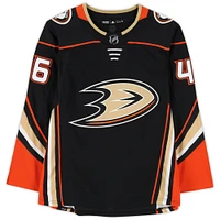 Trevor Zegras Anaheim Ducks Autographed Black Adidas Authentic Jersey with "NHL Debut 2/22/21" Inscription