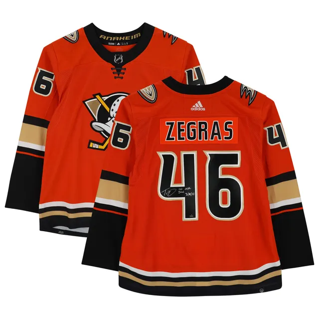 Men's Trevor Zegras Anaheim Ducks Adidas Teal Alternate Jersey - Authentic  Black - Ducks Shop