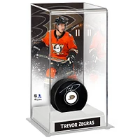 Étui de luxe pour rondelles de hockey de grande taille des Anaheim Ducks de Trevor Zegras