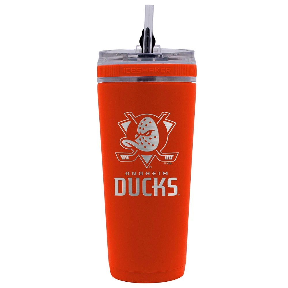 Bouteille shaker à glace flexible WinCraft Anaheim Ducks de 26 oz