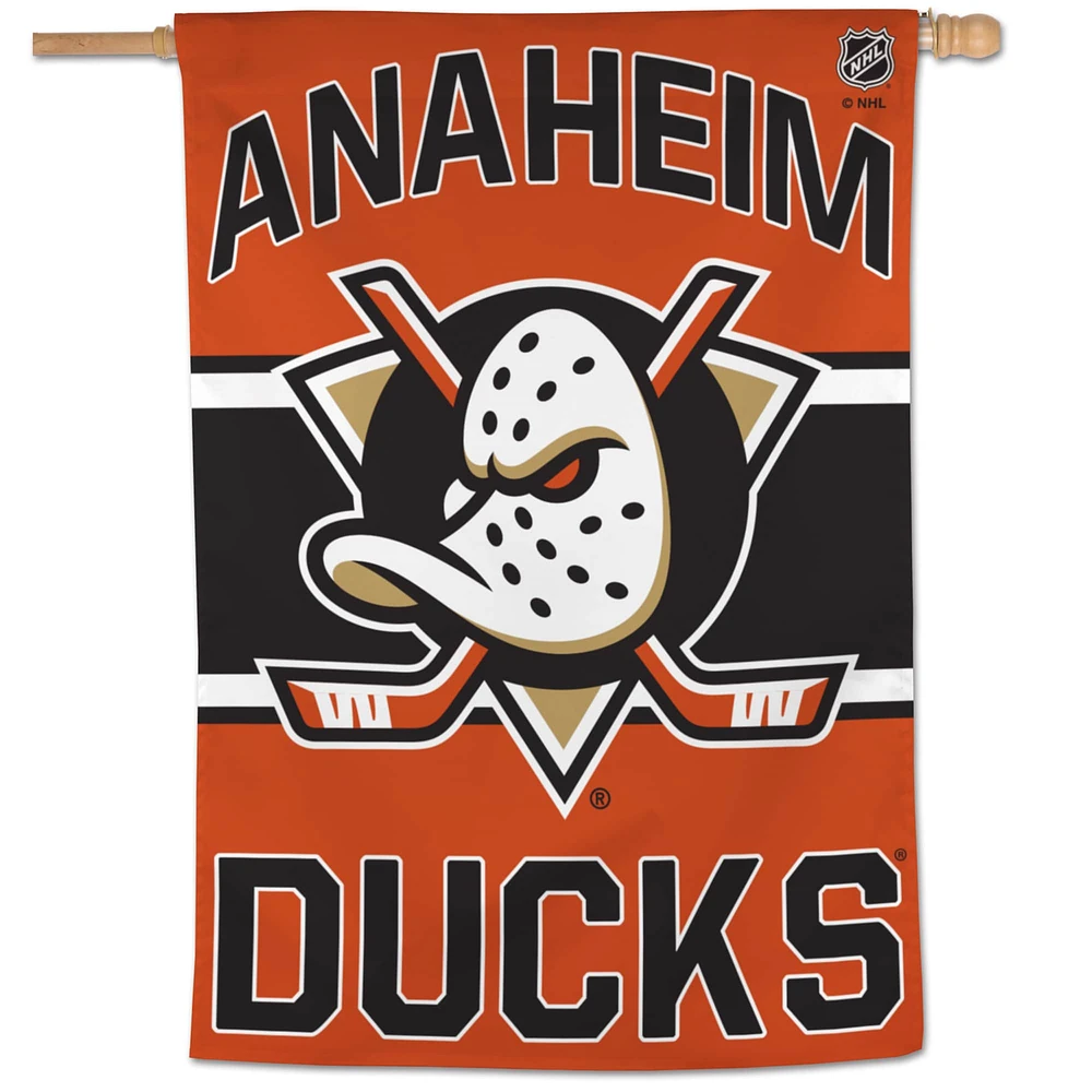 Bannière verticale simple face WinCraft Anaheim Ducks 28" x 40"