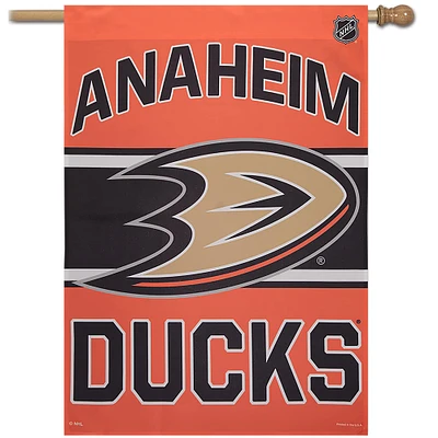 WinCraft Anaheim Ducks 28 "x 40" Bannière verticale simple face Wordmark